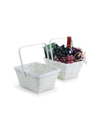 bamboo rectangular shop folding handle so45 1w wholesale basket containers handled